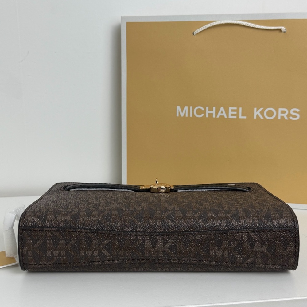 NWT Michael Kors Hamilton Small Logo Convertible Crossbody - Picture 11 of 15